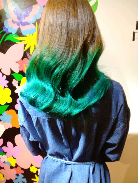 Peacock Blue Hair Dye Dark Green Dye Cream Blue Green Flax Green Matcha Green Stuffy Green Hair Dye Without Bleaching