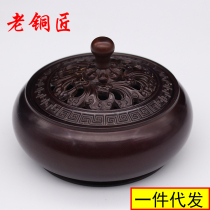 Pure copper incense burner home for Buddha to enshrine purified air antique sandalwood stove incense burner creative ornaments