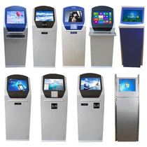 19 22-inch vertical touch display all-in-one machine self-service terminal query printer industrial control computer cabinet customization