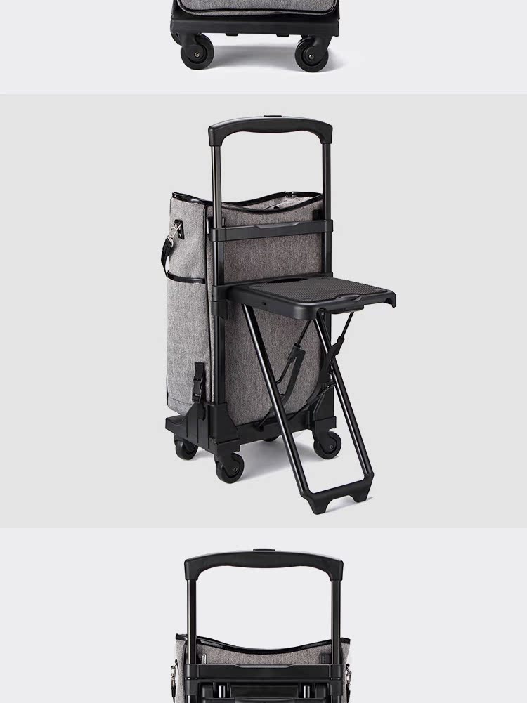 日本寶格麗95折 WALKIN BAG日本swany折疊坐椅拉桿箱包20寸萬向輪登機行李旅行箱 寶格麗白