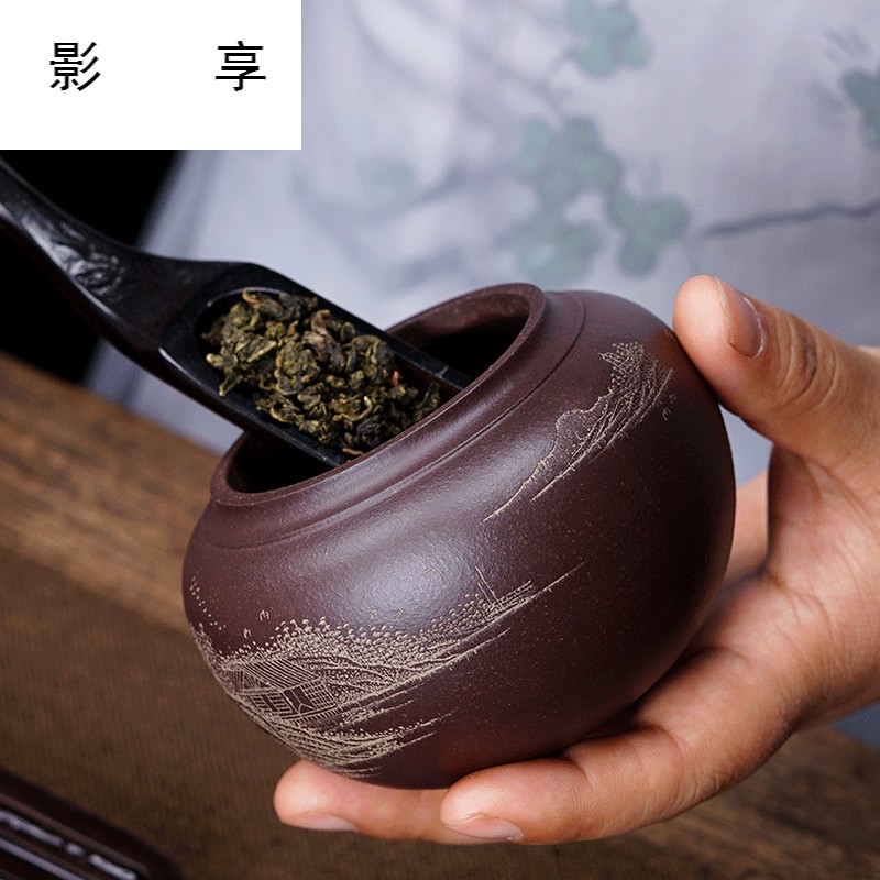 Shadow at yixing purple sand tea pot wake receives tea tea famous pu 'er Wu Jianli purple clay POTS Z