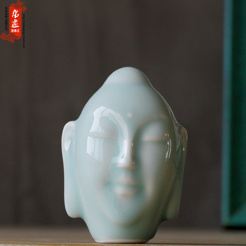 Shadow enjoy | jingdezhen ceramic checking ceramic Buddha zen tea room first furnishing articles furnishing articles tea pet home decoration process J