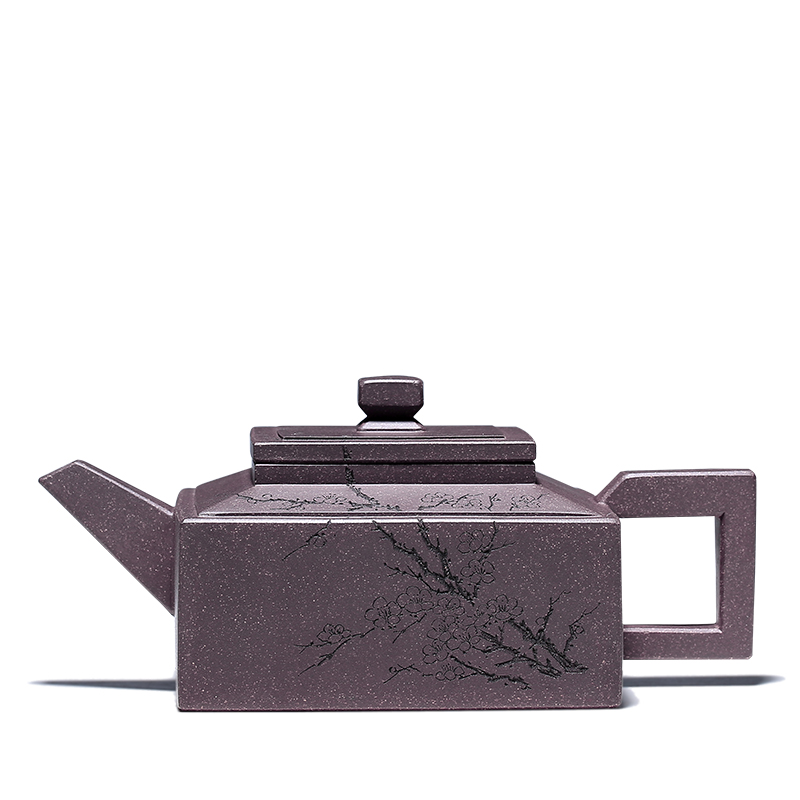 Shadow at yixing masters are it all hand sifang Fang Qi teapot tea set its mud mesa YiShi GYT