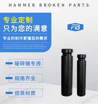 Small excavator breaker drill rod pin 45 53 68 75 hook gun head horizontal pin R slot spring solid pin accessories