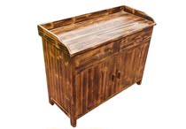 Carbon burning solid wood cabinet Tea cabinet Dining cabinet locker Kitchen cabinet Vintage cabinet cupboard Wine cabinet Chinese restaurant cabinet