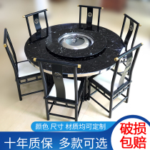 Iron pot stew stove table ground pot chicken and fish cauldron table Gas burning coal gas Outdoor hotel Farmhouse hot pot table Commercial