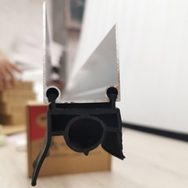 Industrial vertical lift slide see-through garage flap door bottom aluminum alloy sealed airbag leather strip Press rice hot sale