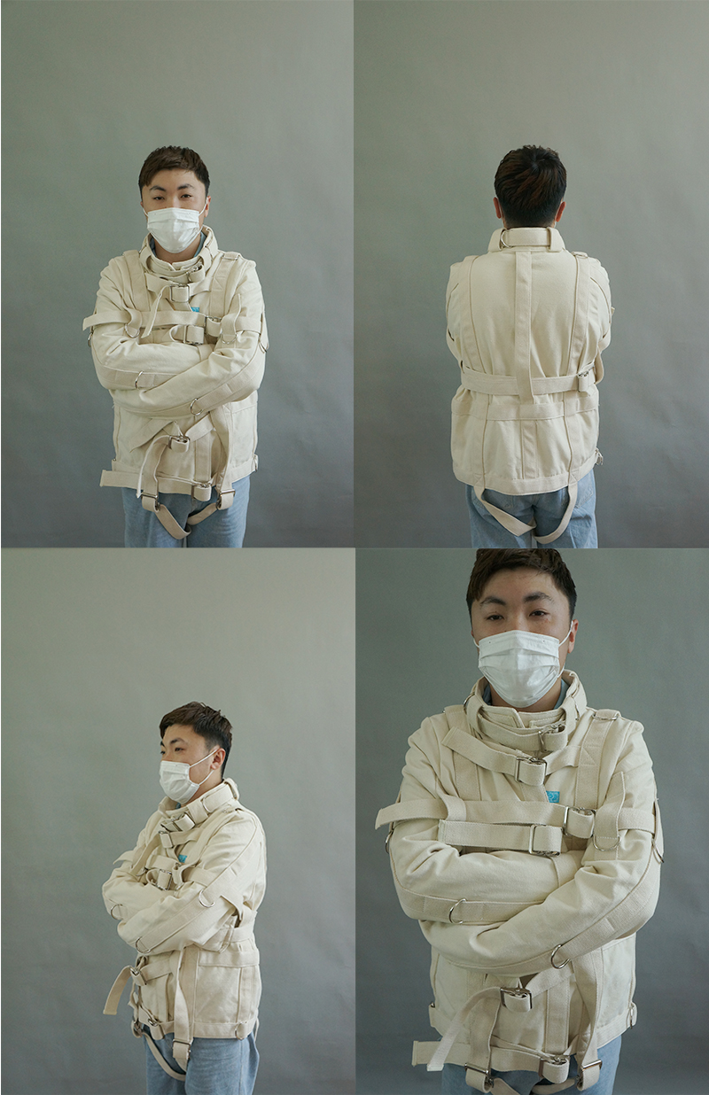 雨其琳金属扣约束衣精神狂躁患者约束衣老人捆绑防自残防抓约束衣