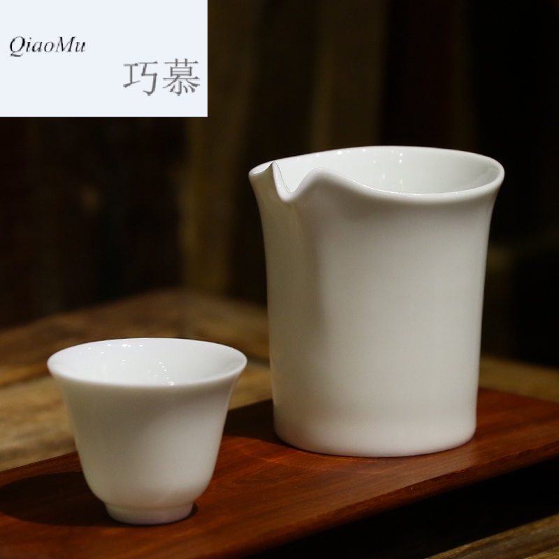 Qiao mu tea ware jingdezhen ceramic fair keller large tea sea points celadon kung fu tea cup S31015