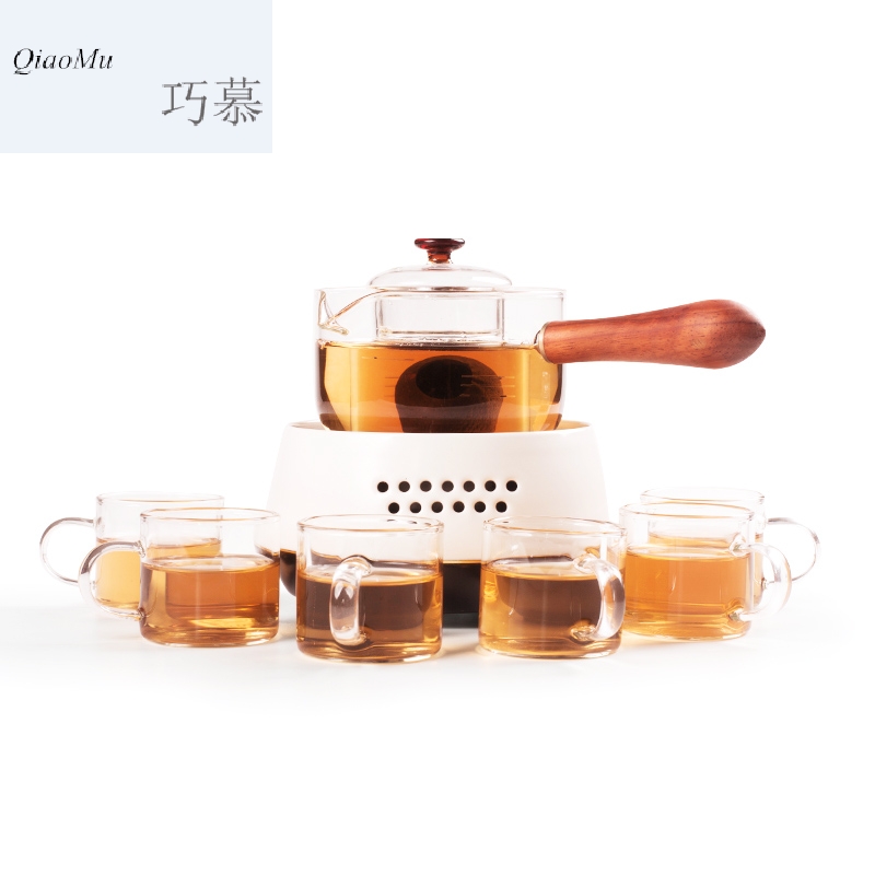 Qiao mu CMJ small glass teapot cooked this black tea tea machine electricity TaoLu household water filter mercifully flower pot boil water