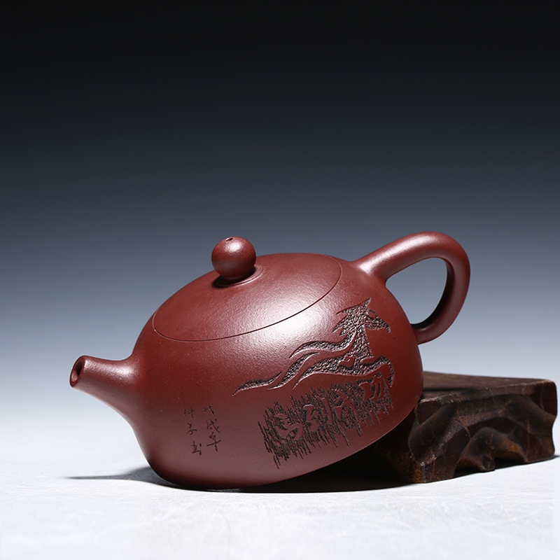 Qiao mu YM yixing it all hand teapot checking tea collection business needs