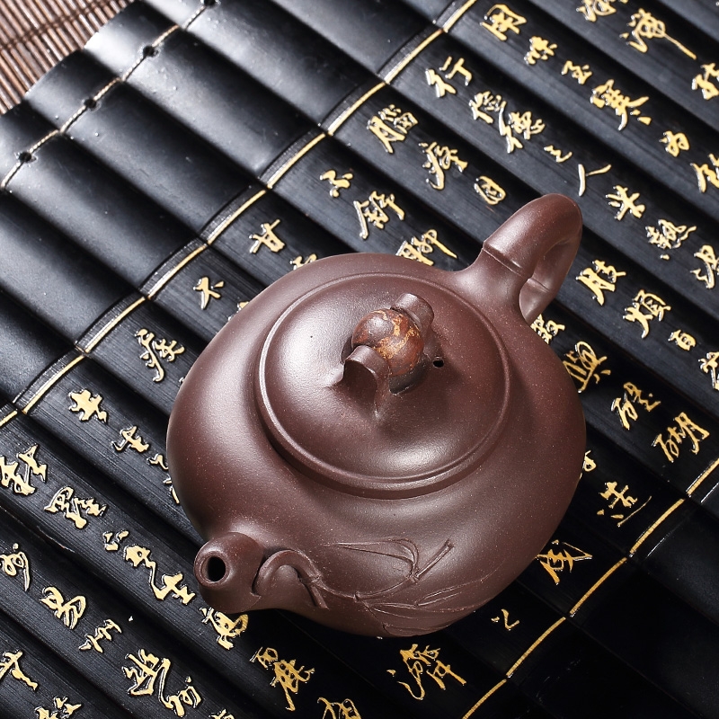 Qiao mu YH yixing undressed ore ceramic tea pot - method of pure checking make good old purple clay sifang fortunes