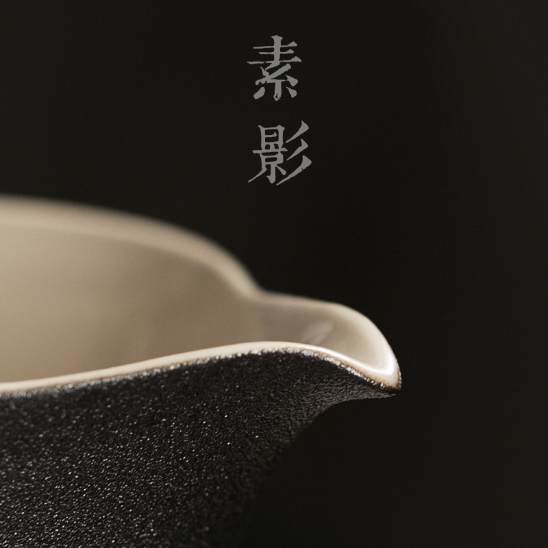 Qiao mu zen with coarse ceramic fair keller of tea haiphong hot cup black kung fu tea set manually zen