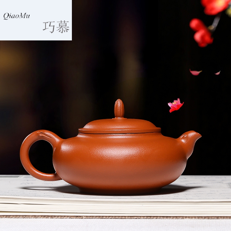 Qiao mu HM famous yixing pure manual it undressed ore mud household kung fu zhu teapot tea kettle