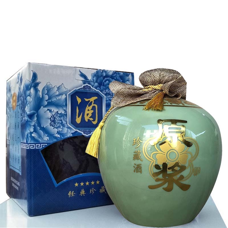 Qiao mu 5 jins of jingdezhen ceramic empty wine wine box carton portable wine wine jar jar 5 jins of seal wine