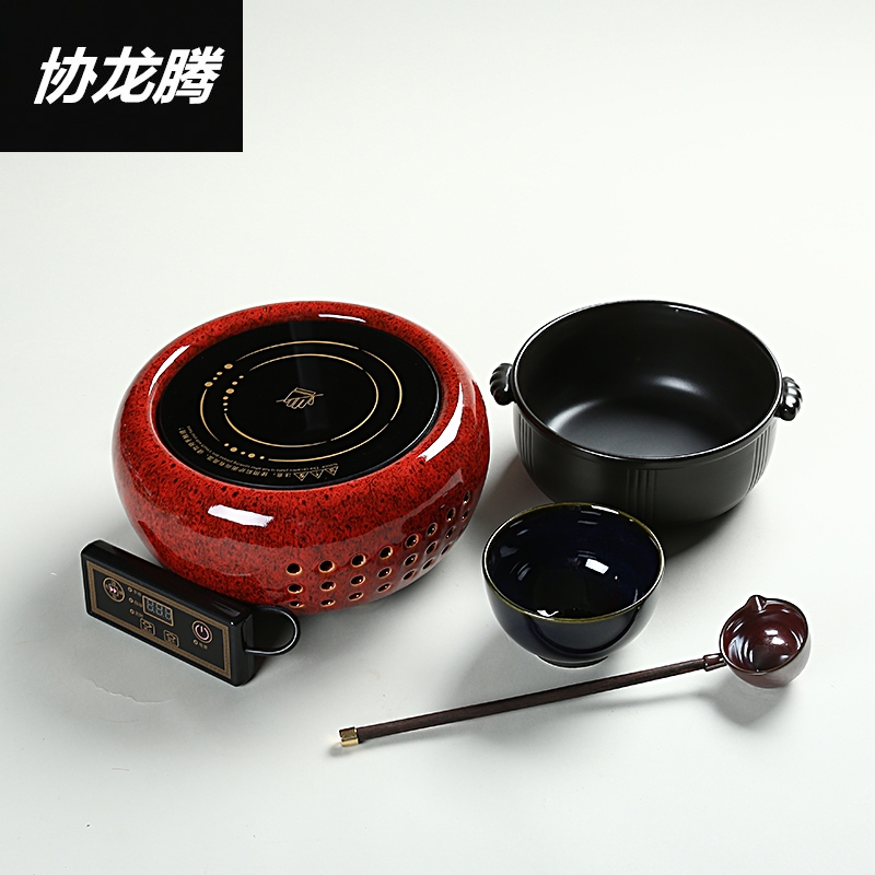 Longed for black tea boiled tea exchanger with the ceramics electric heating electricity TaoLu pu - erh tea teapot electric kettle temperature steam mercifully tea tea sets