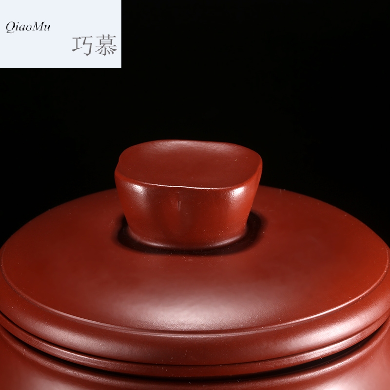 Qiao mu SU purple sand cup yixing purple sand cup manually undressed ore belt filter tank make tea cup custom office