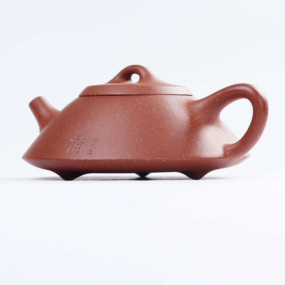 Qiao mu private custom yixing it undressed ore little red mudstone gourd ladle pot all hand kunfu tea of the teapot