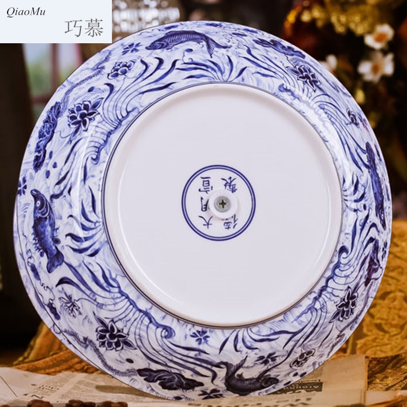 Qiao mu jingdezhen ceramic fruit bowl English afternoon tea sugar disc ceramic tableware snack plate