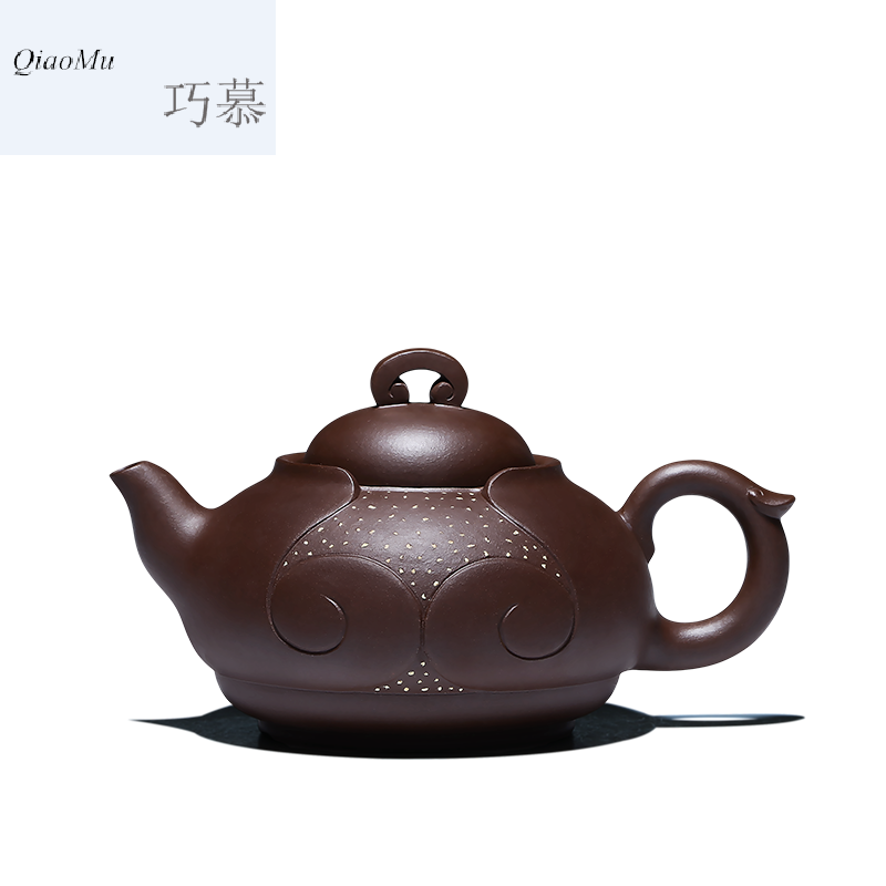 Qiao mu HM 【 】 yixing it pure manual famous ore all the best purple clay pot of tea pot of tea