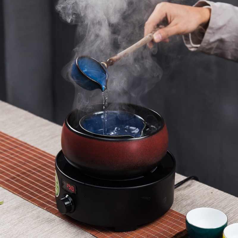 For black tea boiled tea exchanger with the ceramics electric automatic electricity TaoLu steam cooked pu - erh tea tea boiled tea stove teapot tea set