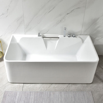 Acrylic household small apartment independent integrated seamless bathtub massage surfing thermostatic heating double couple bath tub