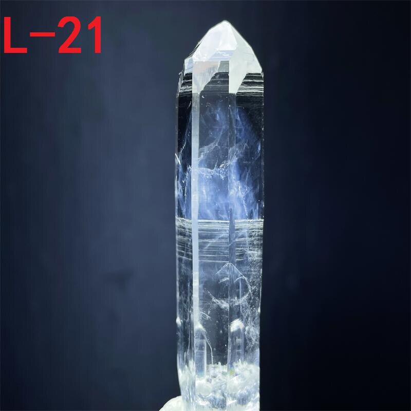 Кистлер 天然哥伦比亚利姆列亚道水晶蓝针银山diy矿物标本原石收藏摆件
