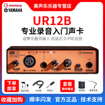 Yamaha UR12B USB Professional Audio Recording Audio Book Live K Brother Compilation Recording Book Sound Card