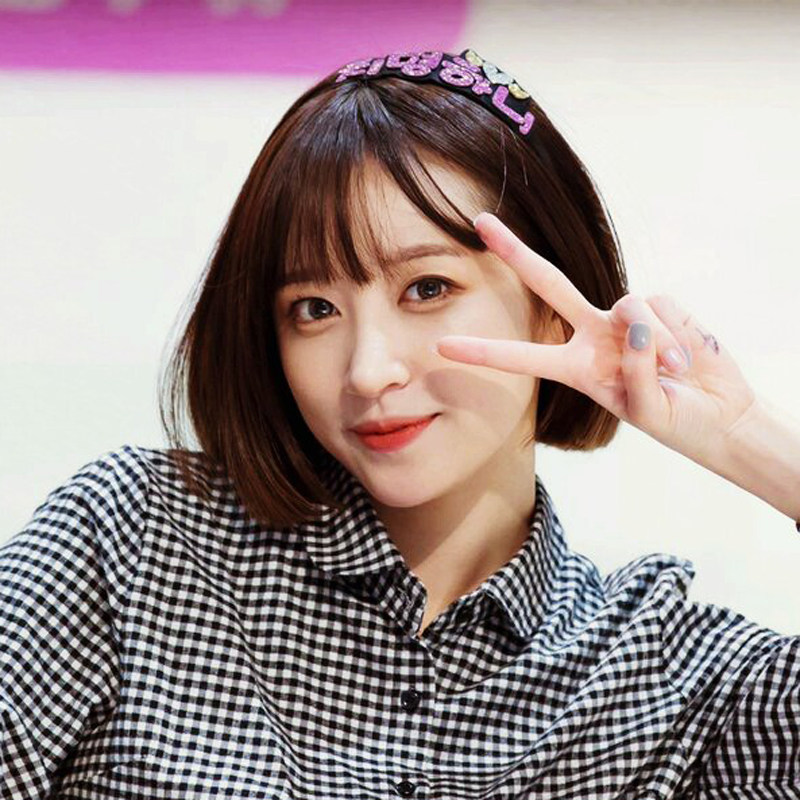 韩星偶像歌手安希妍hani哈妮exid同款假发短发女短直发学生头