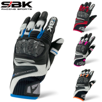 Taiwan SBK motorcycle carbon fiber breathable gloves leather off-road summer breathable men and women riding locomotive touch screen