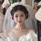 새로운 스타일 신부 베일 머리 장식, 결혼 증명서, 꽃 복고풍 헤어 액세서리, 꿈꾸는 공화국 스타일 사진 웨딩 하이 엔드 웨딩 액세서리 새로운 스타일 신부 베일 머리 장식, 결혼 증명서, 꽃 복고풍 헤어 액세서리, 꿈꾸는 공화국 스타일 사진 웨딩 하이 엔드 웨딩 액세서리