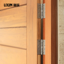 Lixin stainless steel flat open hinge Bedroom door wooden door Indoor 4-inch silent thickened door folding load-bearing hinge 1 piece