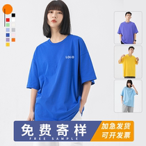 Heavy-pound new t-shirt 2022 mens clothing blouse for men pure cotton cool feeling short sleeve lover fitting white undershirt pure color