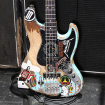 Heavy metal rock metallica punk acdc guitar Koben nirvana waterproof stickers Street hiphop