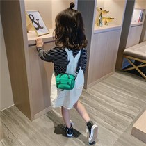 Korean men and women skirt bags with canvas small cross-bag new baby shoulder baby cute kindergarten baby mini