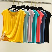 Mother Modal summer waistless vest female middle-aged elderly lady size thin grandmother sweatshirt old man