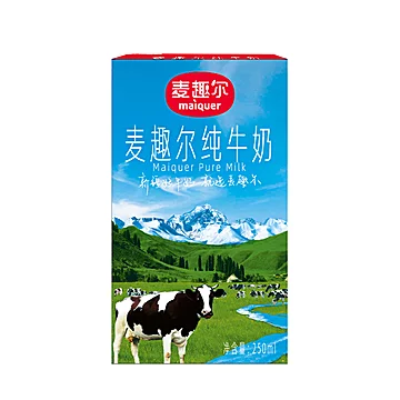 【加量大瓶】麦趣尔新疆纯牛奶250ml*24盒[20元优惠券]-寻折猪