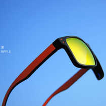 Light power Orange Orange ultra-light polarized anti-ultraviolet outdoor sports cross-country riding running glasses color film fashion goggles