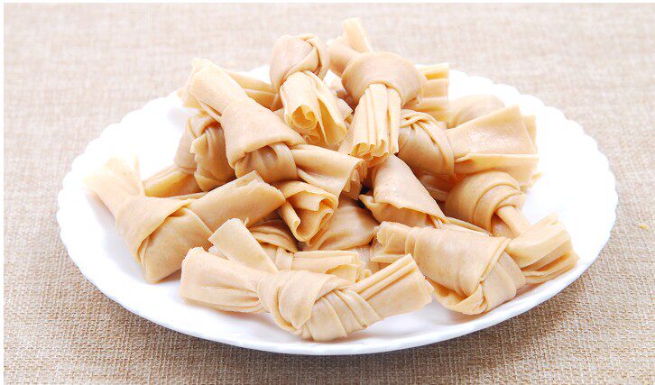 豆节 豆结 豆扣 豆皮素肉制品干货 素火锅食材 麻辣烫串串香食材_双氙