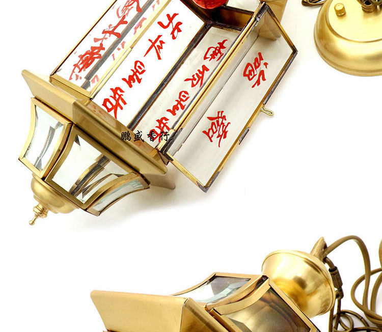 铜天公灯插电天地灯挂墙天地父母灯玄天上帝led福灯挂壁佛祖灯