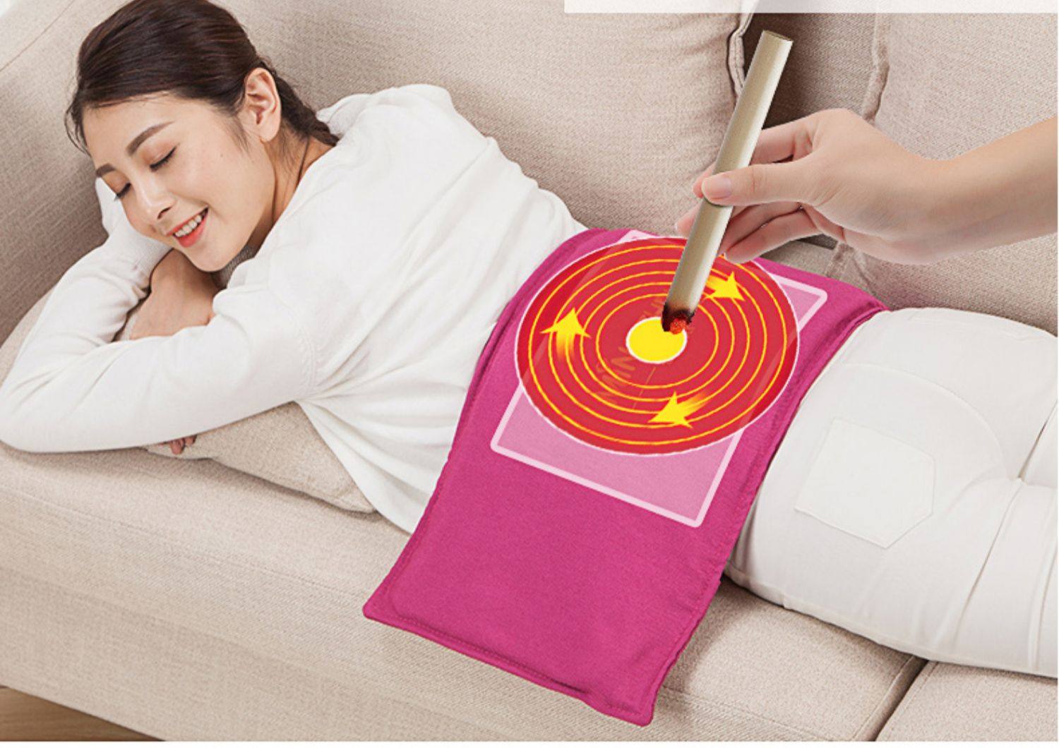 茗振盐袋粗盐热敷包电加热大粒海盐家用艾盐艾灸艾草暖宫理疗袋子_与