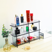 Nordic style bathroom cosmetics skin care products acrylic aromatherapy water essential oil cup rack desktop finishing storage box