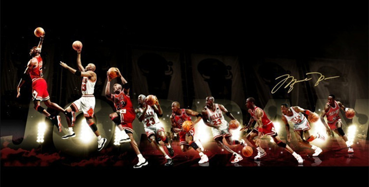 air jordan乔丹aj标志3d立体金属侧标黑色飞人汽车贴纸装饰贴车标