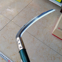 Sickle agricultural long-handled sickle harvesting paddy field dry field dual-use sickle small fly cutting grass manganese steel corn sickle