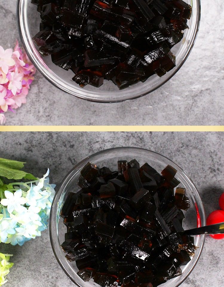 天源黑糖水晶果2.5l黑砂糖冻水晶果奶茶咖啡贡茶专用原材料