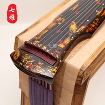 Fuxi-style guqin beginner starter pure handmade lacquer banana leaves old fir playing Collection-grade guqin lyre