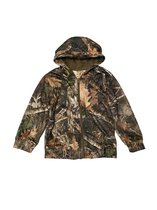 Parent-child section of the United States original single spring and autumn boys zipper sweater long sleeve imitation hunting series plus thin velvet hoodie