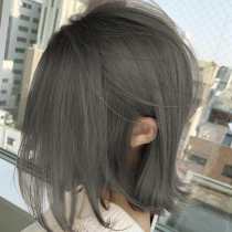 Black tea gray hair dye 2021 popular color white pure self-dyeing foam plant hair cream female male