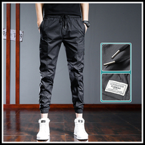 Work Pants Mens Trends 100 Hitch 2022 New Body Small Leggings Pants Tide Cards Casual Bungling Sports Pants Fall