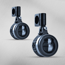 Motorcycle spotlight double light glass lens high and low cutting line led lamp near and near light headlights external waterproof exploits